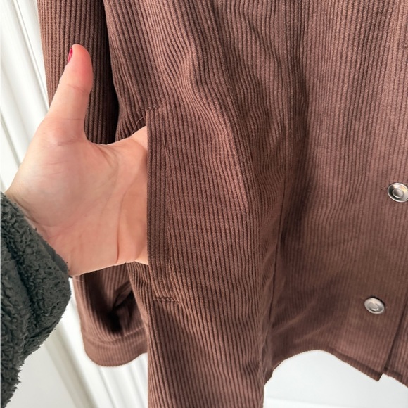 Thread & Supply Chocolate Corduroy Utility Jacket - Picture 3 of 5